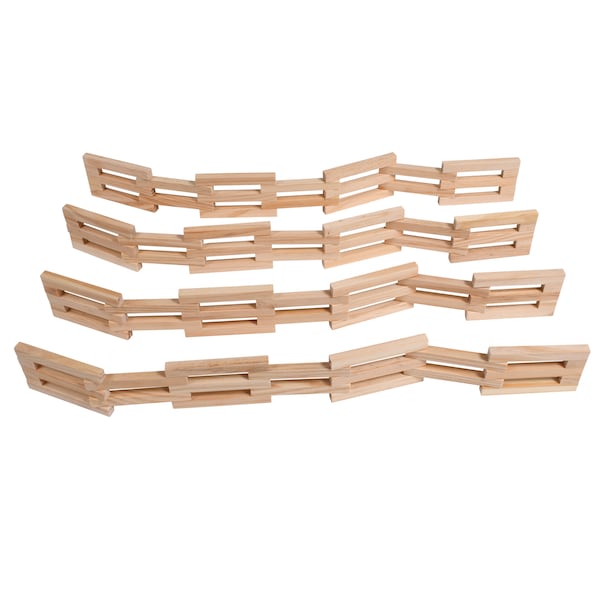 The Freckled Frog Wooden Fences, Set of 4 FF920 - main